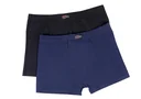 Retroshorts im 2er Set, marine/schwarz, Gr.12