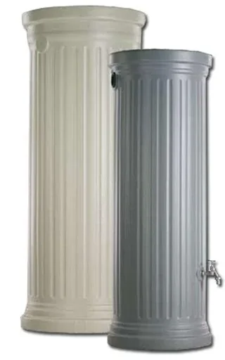 "Säulentank / Regentonne "CLASSIC line", Sandbeige, 2000 Liter image"