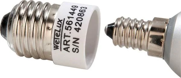 Adapter E27 auf E14 Sockel - 3 Stück (max. 25 Watt)