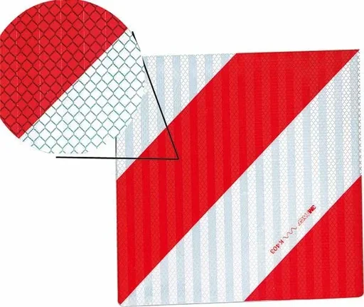 "Warntafel, rechts-einseitig, aus Stahlblech image"