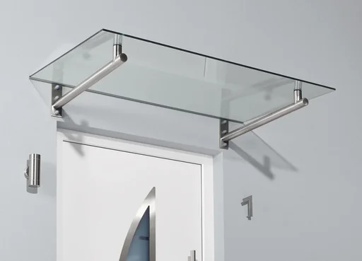 "Edelstahlvordach HD 140, 1400 x 800 x 195 mm image"
