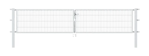 "Doppeltor Flexo mit Zubehör, feuerverzinkt, Breite 400 cm, Höhe 80 cm, PF: 80x80 cm image"