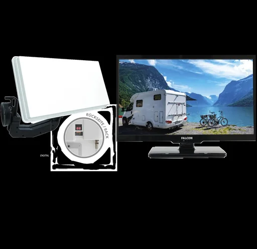 "TV Camping Traveller Kit II, inkl. 22 Zoll LED-TV image"