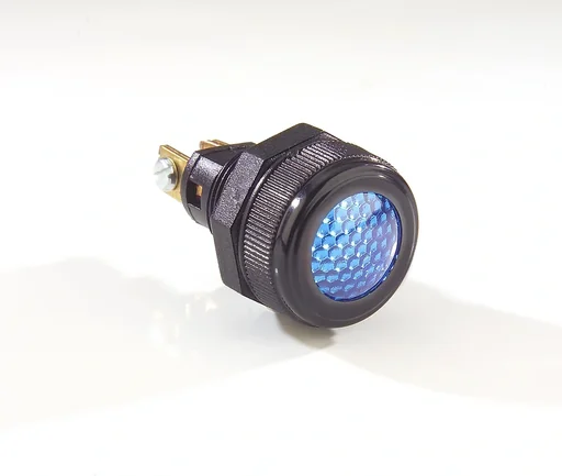 "Warnleuchte, blau, 12 V/ 24 V - zum Einbau ins Armaturenbrett image"