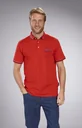 Poloshirt aus Pique, Farbe rot, Gr.L