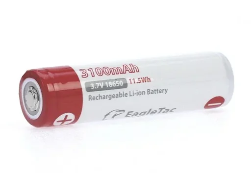 "EagleTac Li-Ion Akku 16340 - CR123 mit Schutzschaltung, 750mAh, 3,7V image"