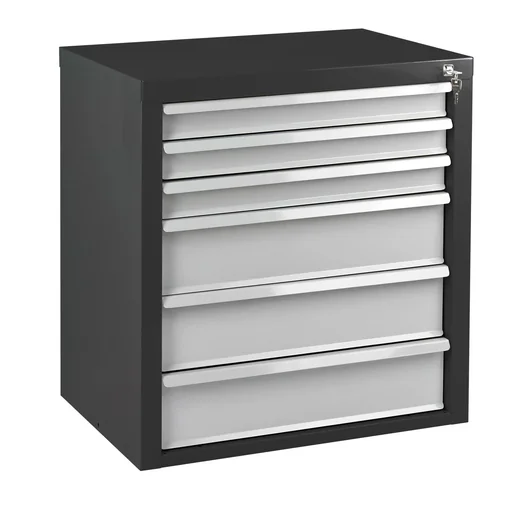 "Schubladenschrank / Werkzeugschrank mammut, 6 Schubladen, RAL7016 / 7035 image"