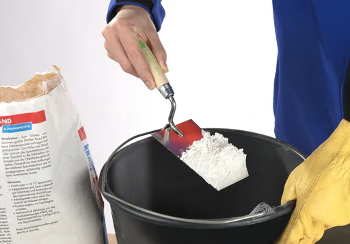 "Berner Putzkelle, 160mm, Rostfrei, Heft Naturholz image"