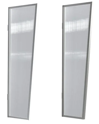 "Seitenblende für B2 PC Klar, 1750 x 600 x 450 mm, Farbe weiß image"