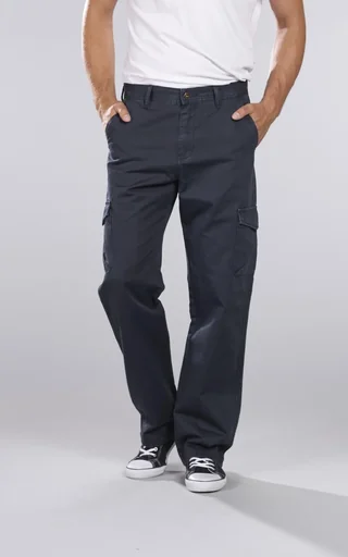 "Cargohose aus Baumwolltwill, Farbe blau/grau, Gr.26 image"