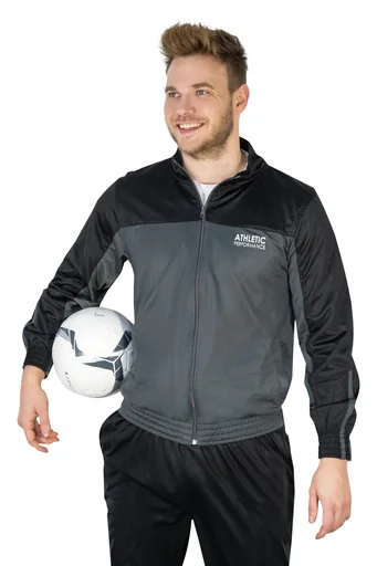 "Trainingsanzug, Farbe schwarz/grau, Gr.L image"