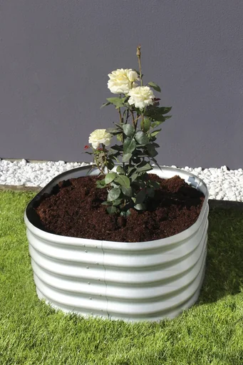 "Hochbeet Terra Rund 401, Farbe blank image"