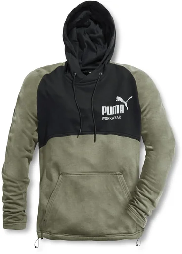"Hoodie CHAMP, oliv/carbon, XXL image"