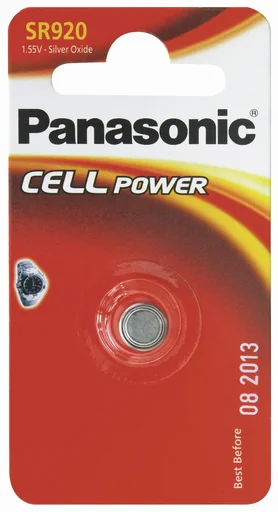 "Silberoxid Knopfzelle SR920 / V371 - 1 Stück image"