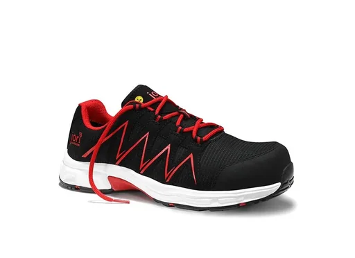 "jo_SPEEDY black-red Low ESD S3 Sicherheitshalbschuh Gr. 43 image"