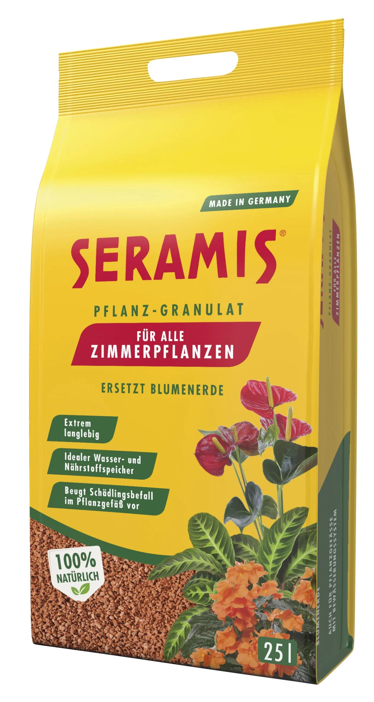 Pflanz-Granulat für alle Zimmerpflanzen - 25 L