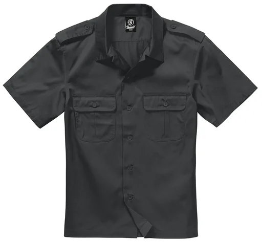 "US Hemd, Halbarm, Farbe schwarz, Gr.7XL image"