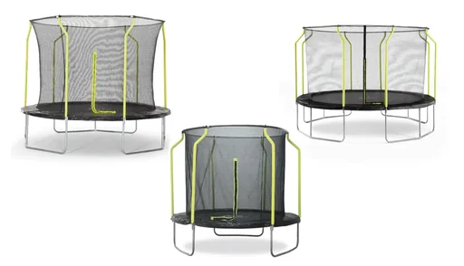 "Springsafe Trampolin Wave 305 cm mit Sicherheitsnetz   Outdoor-Trampolin, Durchmesser 305 cm, rund image"