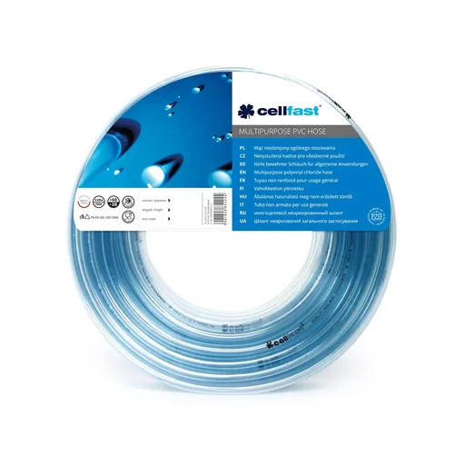 "Transpar. PVC Universalschlauch 10,0 x 1,5mm -Länge 50m image"