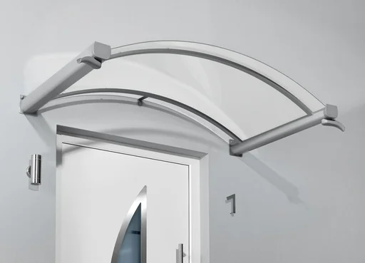 "Bogenvordach Typ BV/B, 2000 x 900 x 250 mm, Edelstahl - 20 kg image"
