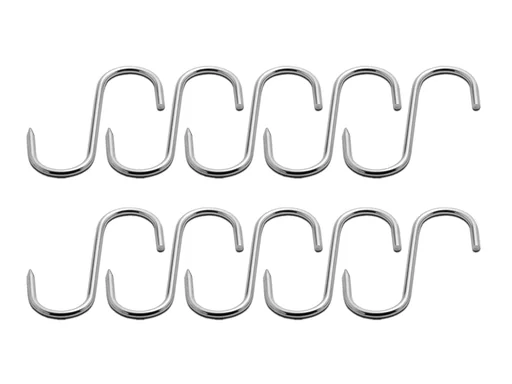 "Fleischhaken, Edelstahl, 8 cm, 10 Stück image"