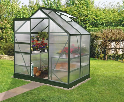 "Gewächshaus Venus 2500 ESG 3 mm, Farbe alu image"