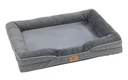 Orthopädisches Hundebett, Grau, Größe L, 100 x 70 x 16 cm