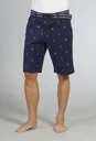 Bermudashhorts mit maritimen Druck, Farbe marine, Gr.3XL