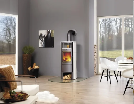 "Kaminofen Opera-B Grande(5 kW) creme, Dauerbrand, Automatik image"