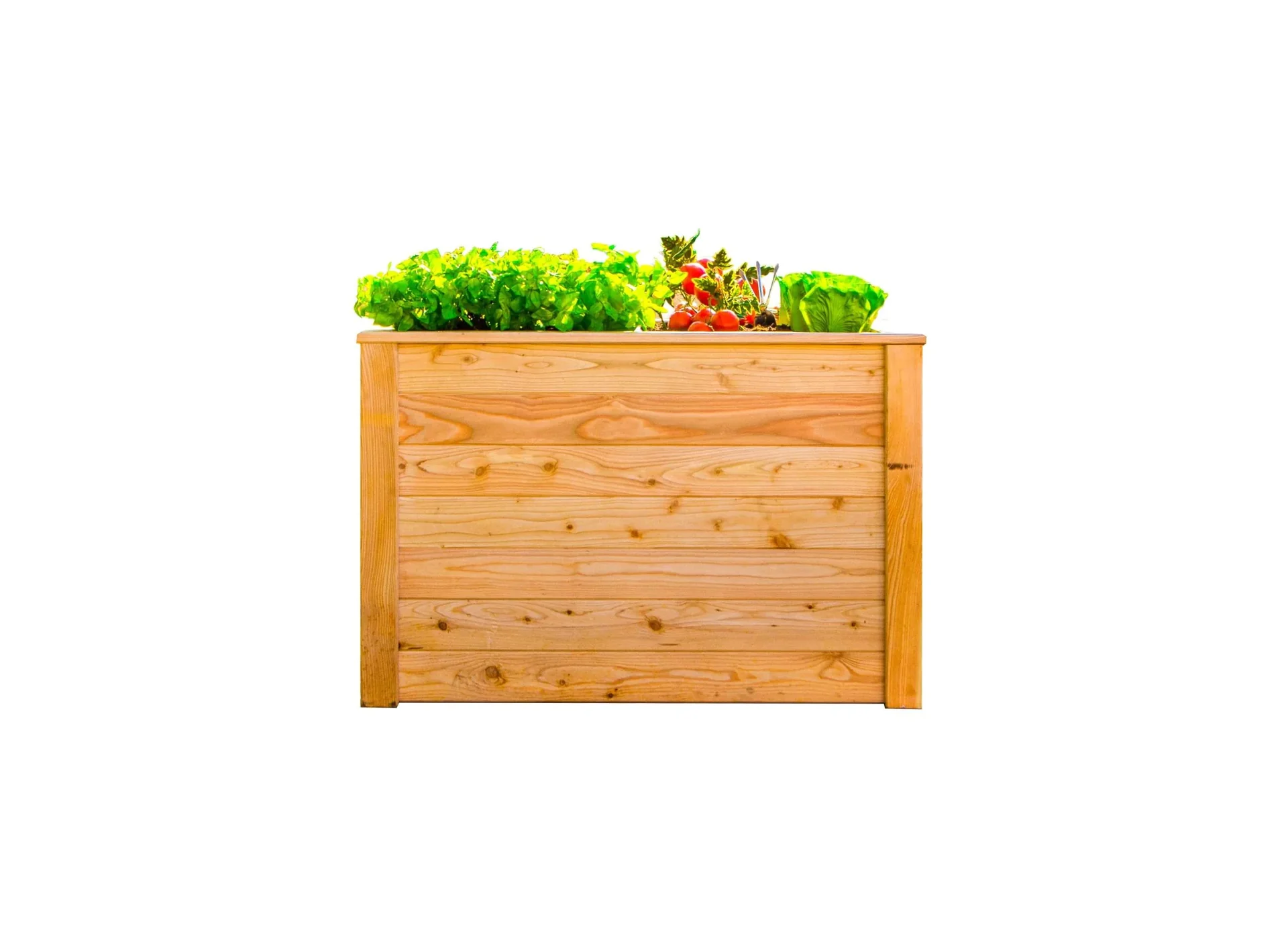 "Westmann Hochbeet Klassik 100, 100×65×66 cm, Natur – FSC-Lärchenholz, rückenschonend image"