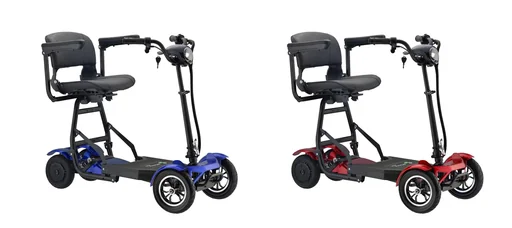 "4-Rad E-Mobil Assisi 2.0 6 km/h Basic: 36V/10Ah Li-Ionen, faltbar, rot image"