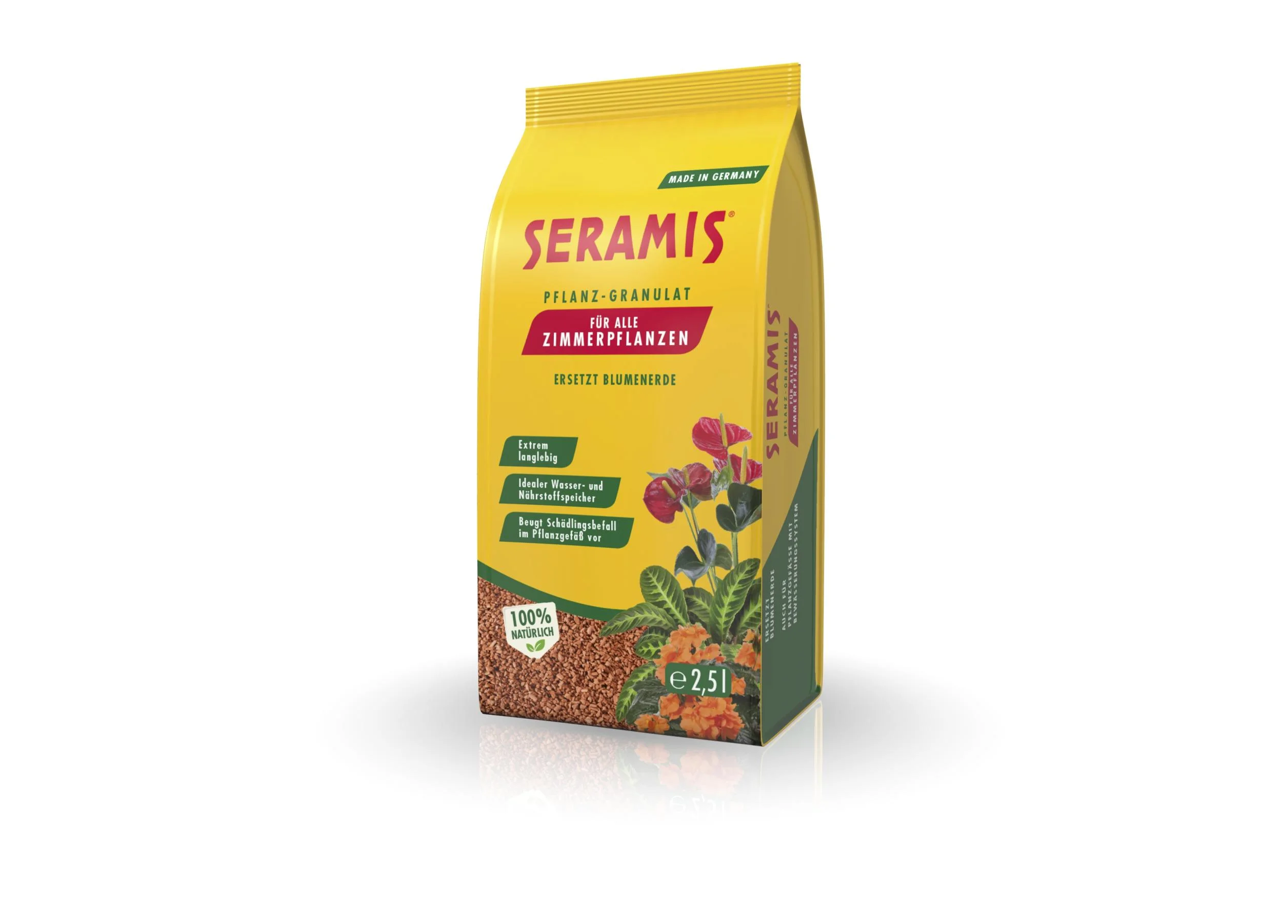 Pflanz-Granulat für alle Zimmerpflanzen - 2,5 L