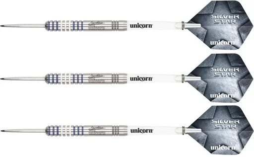"Silver Star Gary Anderson Steel Darts image"