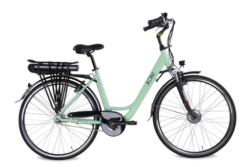 "Unisex City E-Bike 28 Zoll, Rahmengröße 50 cm, 7-Gang Nabenschaltung, Metropolitan Joy 2.0 Pastellgrün 10 Ah image"
