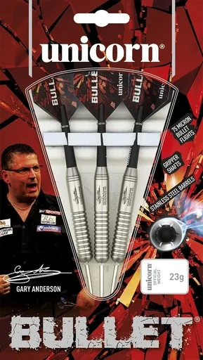 "Bullet Gary Anderson Steel Darts image"