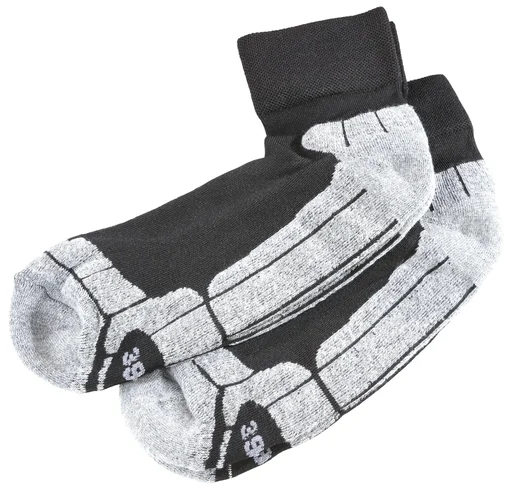 "Sportsocken im 2er Pack, Farbe schwarz/grau, Gr.43/46 image"
