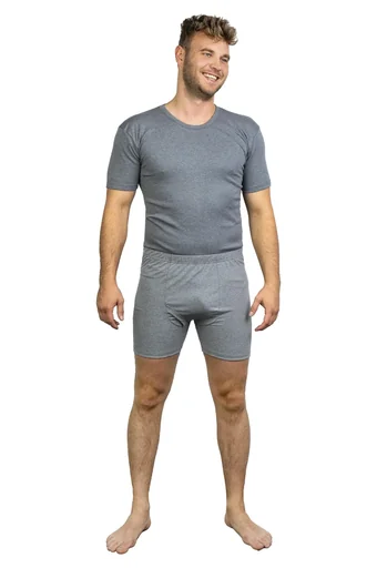 "Unterhemd, dunkelgrau/melange, Gr.XL image"