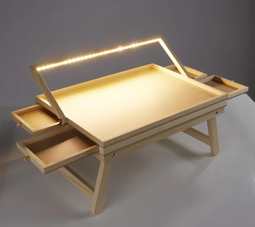 "LED-Puzzle-Tisch, groß, 1500 Teile, ca. 96 x 73 x 12 cm image"
