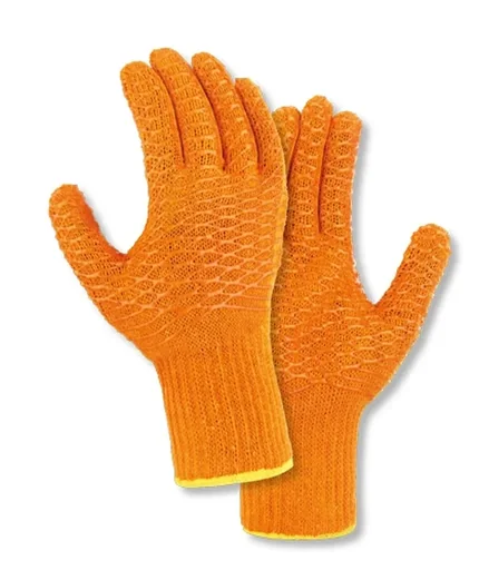 "Grobstrick-Handschuh CRISS CROSS orange, 5 Paar, Gr. 10 image"