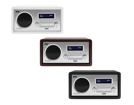 "Retro DAB+ Radio in schwarz image"