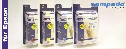 "Druckerpatrone für EPSON T1291 schwarz image"