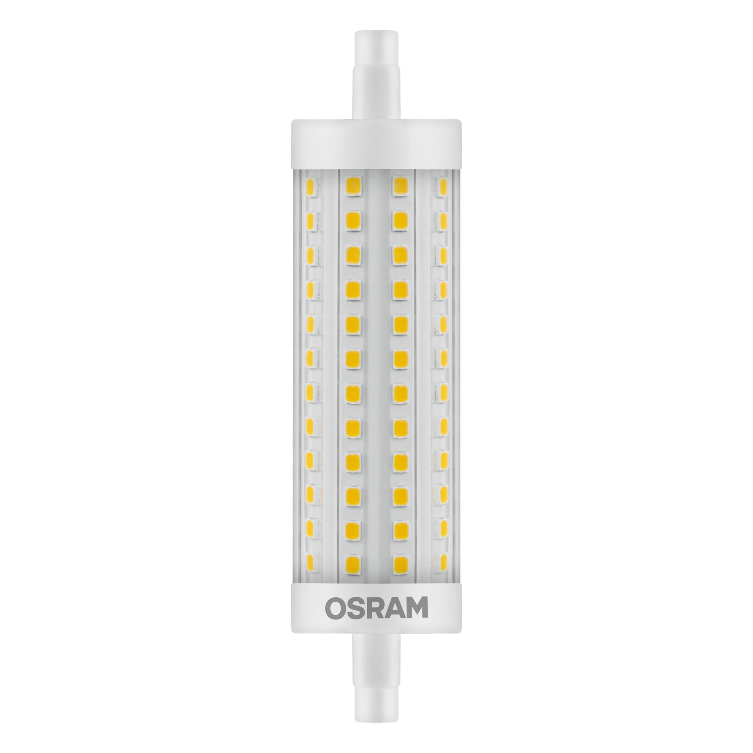 LED SUPERSTAR LINE R7S Stablampe mit 8,5 Watt, warmweiß, klar, dimmbar