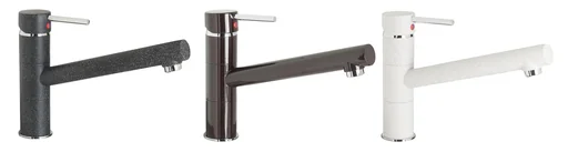 "ZELINA Spültisch-Einhebelmischer granit-schwarz image"