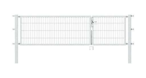 "Doppeltor-Set Flexo inkl. Pfosten 1 + 2 x 0,8 m feuerverzinkt image"