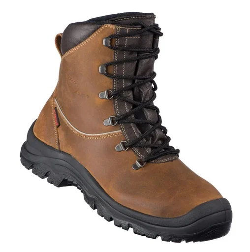 "Schnittschutz Lederstiefel, Gr. 46, braun image"