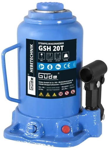 "Stempelwagenheber GSH, 20 t, hydraulisch image"