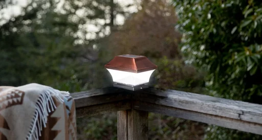 "Solar Edelstahl Zaungpfostenleuchten image"