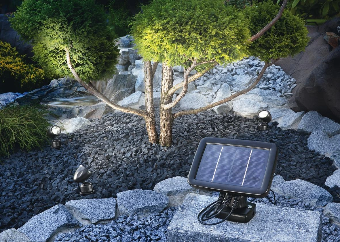Solarspot "Trio", Solarstrahler ohne Bewegungsmelder