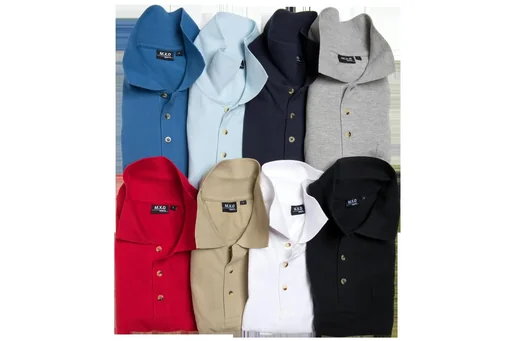 "Poloshirt mit Knopfleiste und Brusttasche, Farbe weiß, Gr.L image"