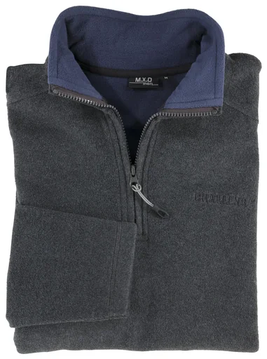"Fleeceshirt mit Reißverschluss, Farbe anthrazit, Gr.M image"